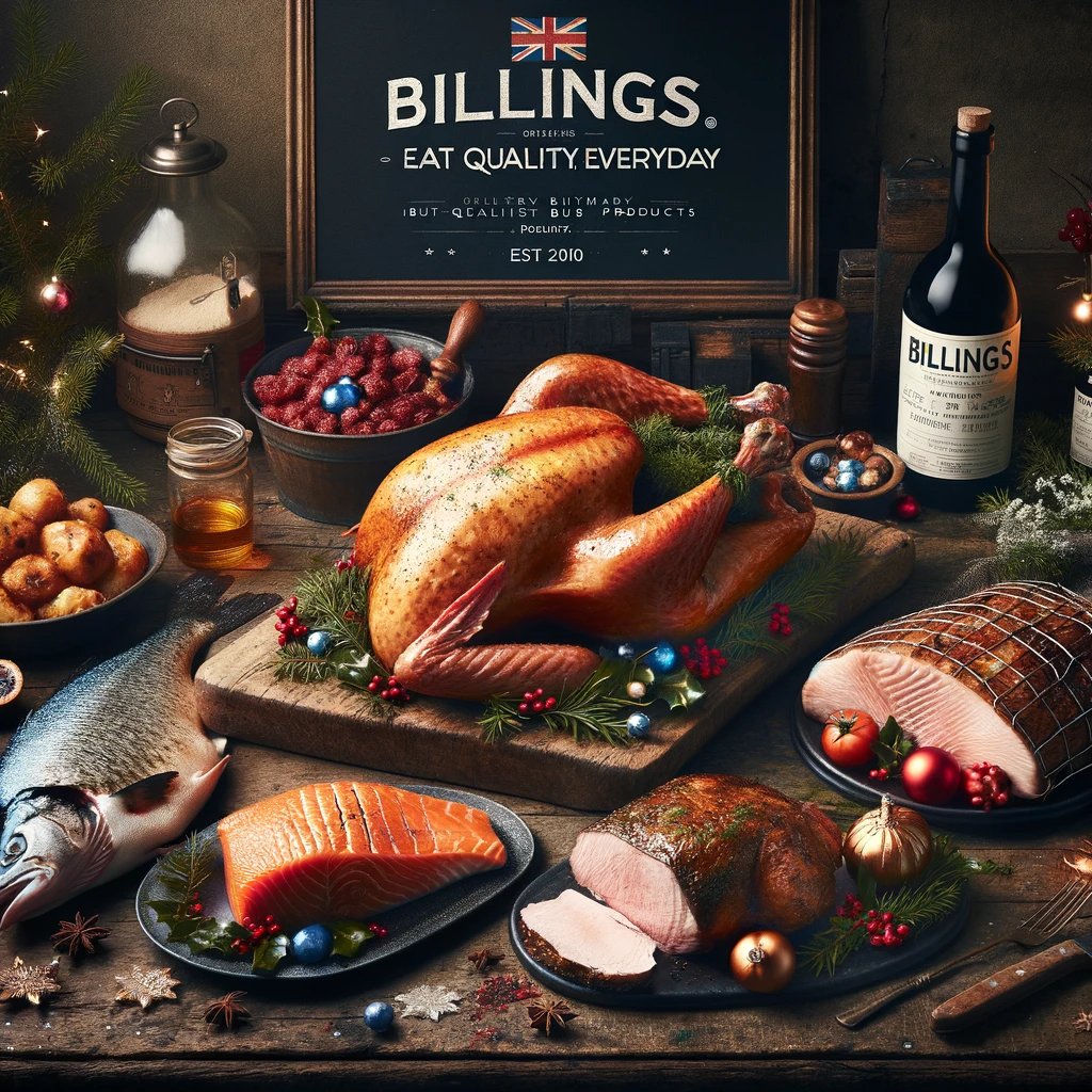 Get your festive feast sorted with Billings! 🎄✨ From succulent free-range turkey to the freshest salmon fillets, our Christmas orders are now open.

To order, simply give us a ring or stop by the shop. #sydenham #butchers #freerange #fish #fishmongers #food #london #se26 #se23
