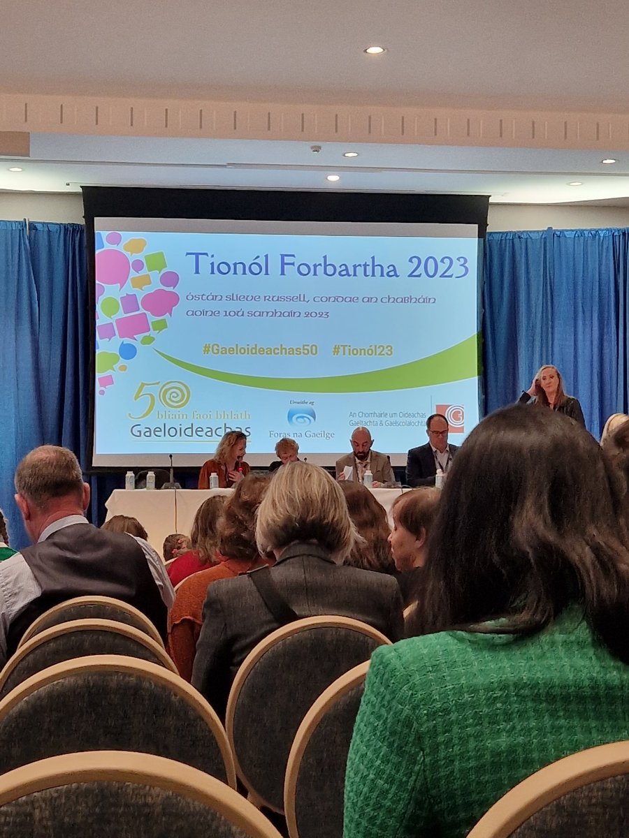 Niamh Ní Dhrisceoil (@niamhcapeclear) on Twitter photo Lá iontach sa <a href="/Slieverussell/">Slieve Russell Hotel</a> inniu ag an Tionól Forbartha 2023. Comhgairdeachas le <a href="/Gaeloid/">Gaeloideachas</a> atá tar éis 50 bliain a bhaint amach. Go mairfidh siad an chéad. #Gaeloideachas50 #Tionól23 Lá iontach sa <a href="/Slieverussell/">Slieve Russell Hotel</a> inniu ag an Tionól Forbartha 2023. Comhgairdeachas le <a href="/Gaeloid/">Gaeloideachas</a> atá tar éis 50 bliain a bhaint amach. Go mairfidh siad an chéad. #Gaeloideachas50 #Tionól23