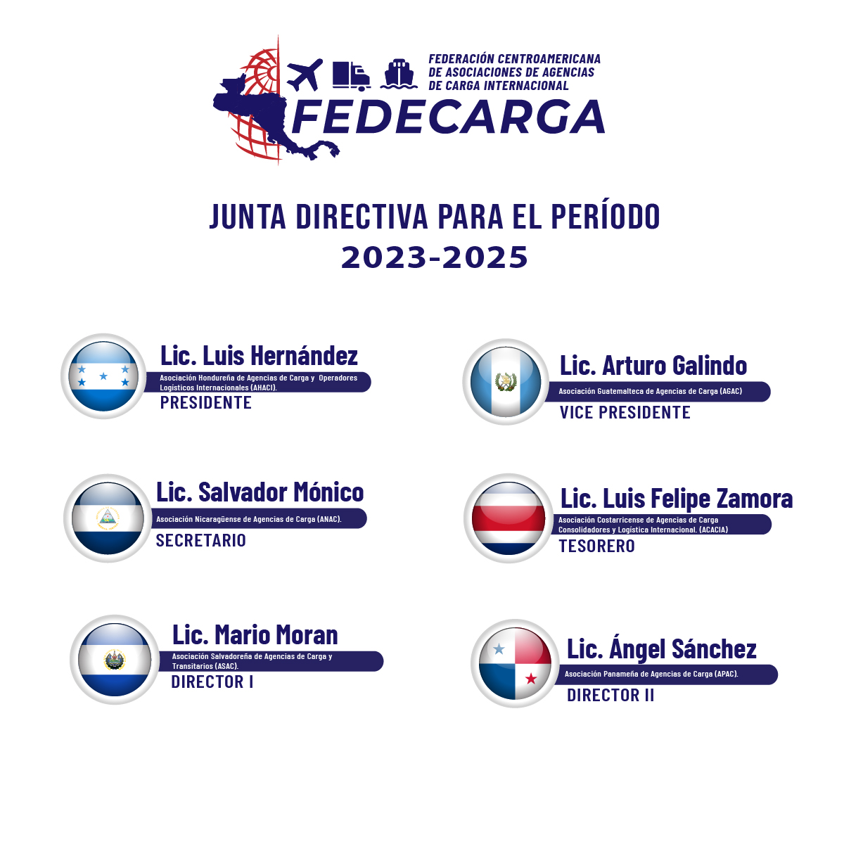 ✨FEDECARGA ANUNCIA LA NUEVA JUNTA DIRECTIVA PARA EL PERÍODO 2023-2025 🇬🇹 🇭🇳🇸🇻🇳🇮🇨🇷🇵🇦 

#fedecaraga #Centroamérica #NicaraguaUnicaOriginal #Guatemala #Honduras #elsalvadorimpresionante #costaricapuravida #logistics