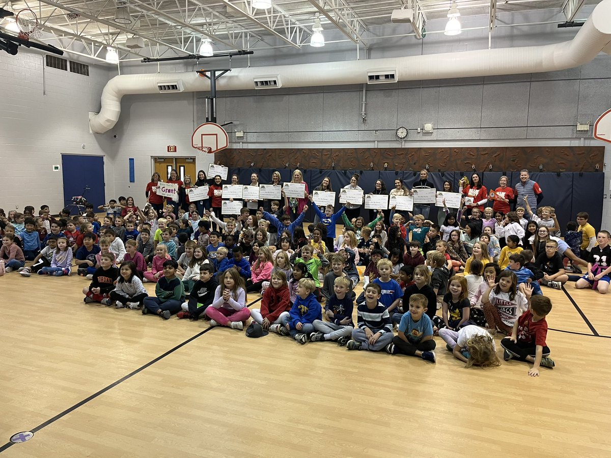 A huge thank you to #bvef for over $22,000 in grants at SRE.  A great day to be a Falcon.  #bvtogether
