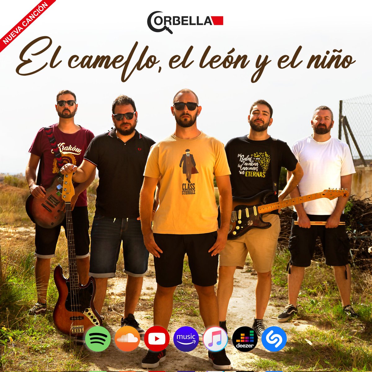 Peñaaaaaaaaa!! 
Habéis escuchao' el nuevo temita de los Corbella??!! 🐪🦁👨🏻‍🦱

Disponible a totes les plataformes 🎶

#spotify #youtube #applemusic #soundcloud #Shazam #deezer #amazonmusic #music #newsingle #corbella