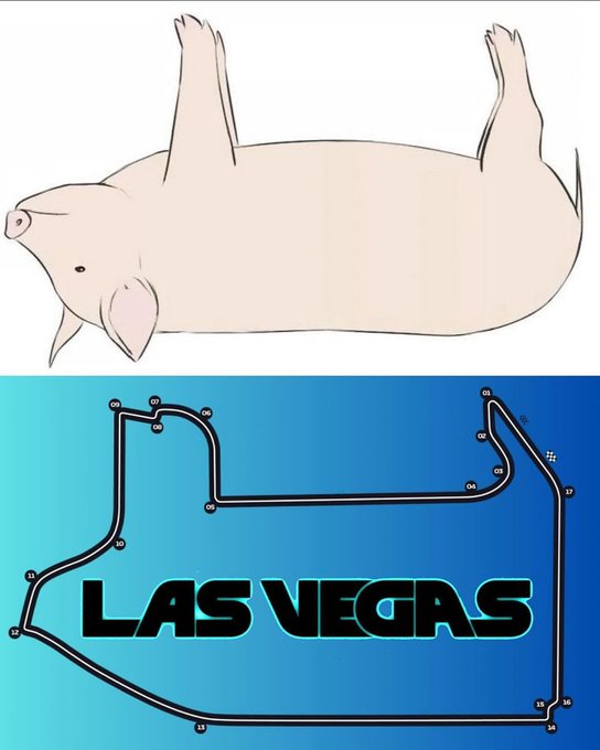 GP de Las Vegas de Formula 1, Las Vegas, em 2023 no Twiter X