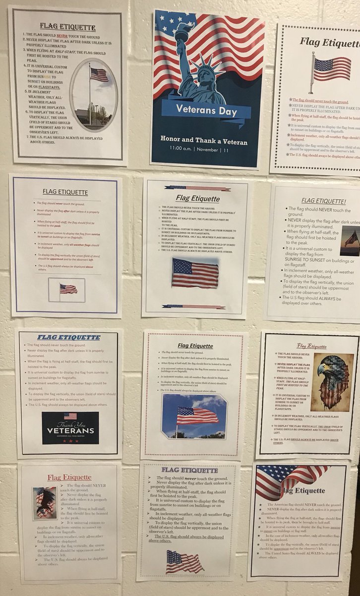 Happy Veterans Day from ⁦@Ryle_HS⁩ Digital Literacy class.