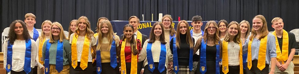 Welcome our new members to the EYHS National Honor Society.