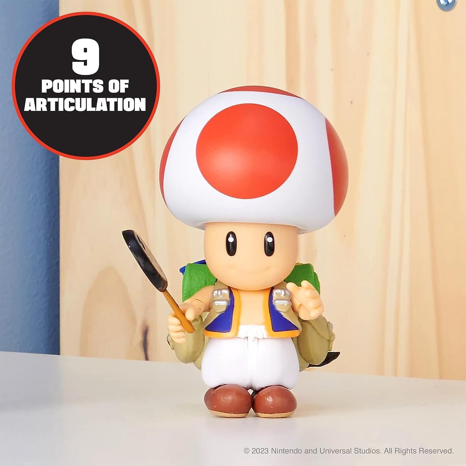 The Super Mario Bros Movie 5 Mario Articulated Figure NEW 2023