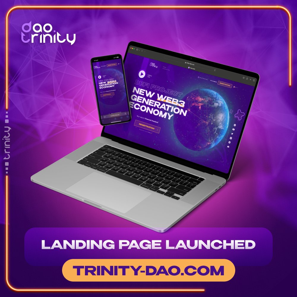 TrinityWeb3's tweet image. 🚀 Friends, we&apos;ve launched the public page and opened registrations for everyone!

🌐 Visit the link:
trinity-dao.com

📲 Register and start your journey with Trinity DAO!