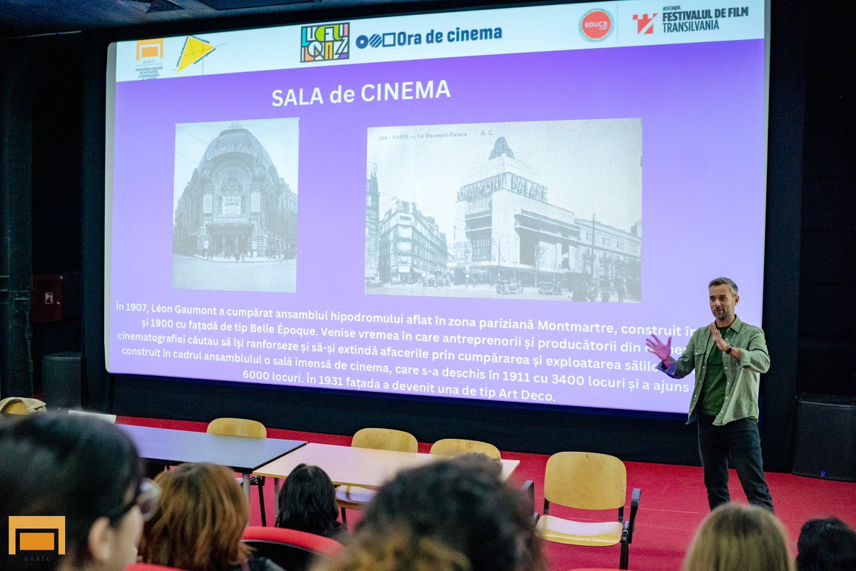 SebiCondu's tweet photo. A fost o placere sa le vorbesc elevilor de la  Liceul de Arte Plastice "Nicolae Tonitza"  despre Cinema. Scoala Altfel. Proiect coordonat in UNATC I. L. Caragiale de  Iulia Voicu. Fotografiile au fost facute de “ochiul” creativ al Deliei, Delia Dobrescu. https://t.co/HIZzbx1KEa