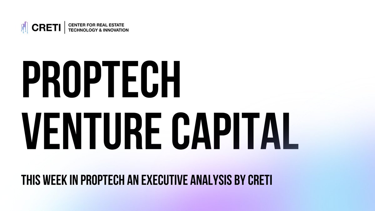 This Week in #Proptech: $224 million was invested across 24 companies at a median funding amount of $4.3 million. This week, companies leading the proptech venture pack were Summer, Ajras, Arch, Snaptrude, Raise Robotics, CloudRig, and more.
creti.vc/this-week-in-p…