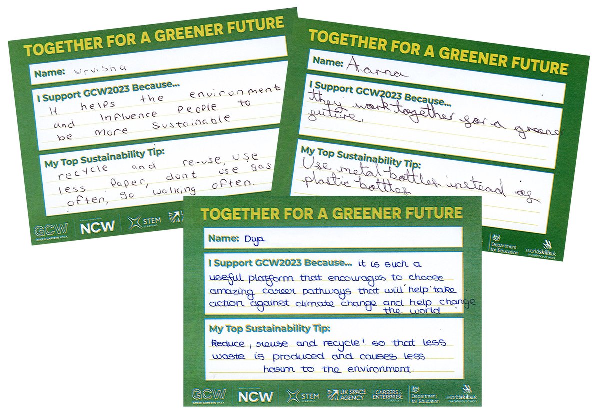 It has been a fantastic #GreenCareersWeek 2023 @RusheyMeadAcad. Engaging talks with students across all year groups and many Rushey rewards given for positive contributions. Some great ideas for a greener and sustainable future #GCW2023 #developyourwholeself