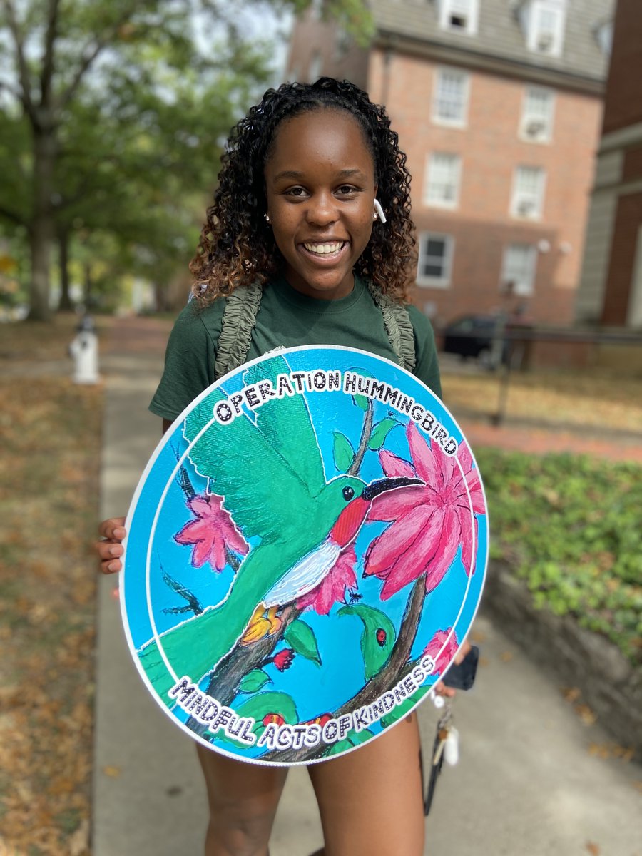 A couple of days ago, I saw someone sitting alone, looking just as new &amp; eager to make friends as I felt. We struck up a conversation &amp; guess what? We've now become besties👭

Eva's experience is a perfect example of #OperationHummingbird's philosophy-Kindness knows no limits🕊️❤️
