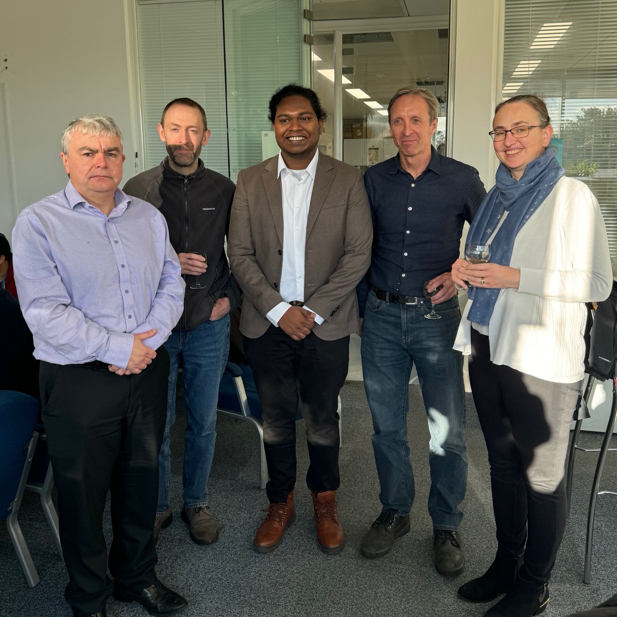 Jason Lynam (@lynamchemistry) on Twitter photo Many congratulations to Aswin Chandran (<a href="/Aswin_C_/">Aswin</a>) who has passed his PhD viva today. Many thanks to Richard Douthwaite and Debbie Kays (<a href="/kaysresearch/">Debbie Kays</a>) for examining duties.
<a href="/ChemistryatYork/">Chemistry at York</a> <a href="/itn_ccimc/">ITN Project CCIMC</a> <a href="/LCC_CNRS/">Laboratoire de chimie de coordination</a> Many congratulations to Aswin Chandran (<a href="/Aswin_C_/">Aswin</a>) who has passed his PhD viva today. Many thanks to Richard Douthwaite and Debbie Kays (<a href="/kaysresearch/">Debbie Kays</a>) for examining duties.
<a href="/ChemistryatYork/">Chemistry at York</a> <a href="/itn_ccimc/">ITN Project CCIMC</a> <a href="/LCC_CNRS/">Laboratoire de chimie de coordination</a>