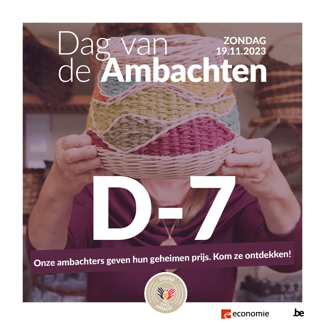 Over een weekje is het zover! Weet jij al wie je gaat bezoeken? Alle deelnemers op   dagvandeambachten.be ! 

#DVA23