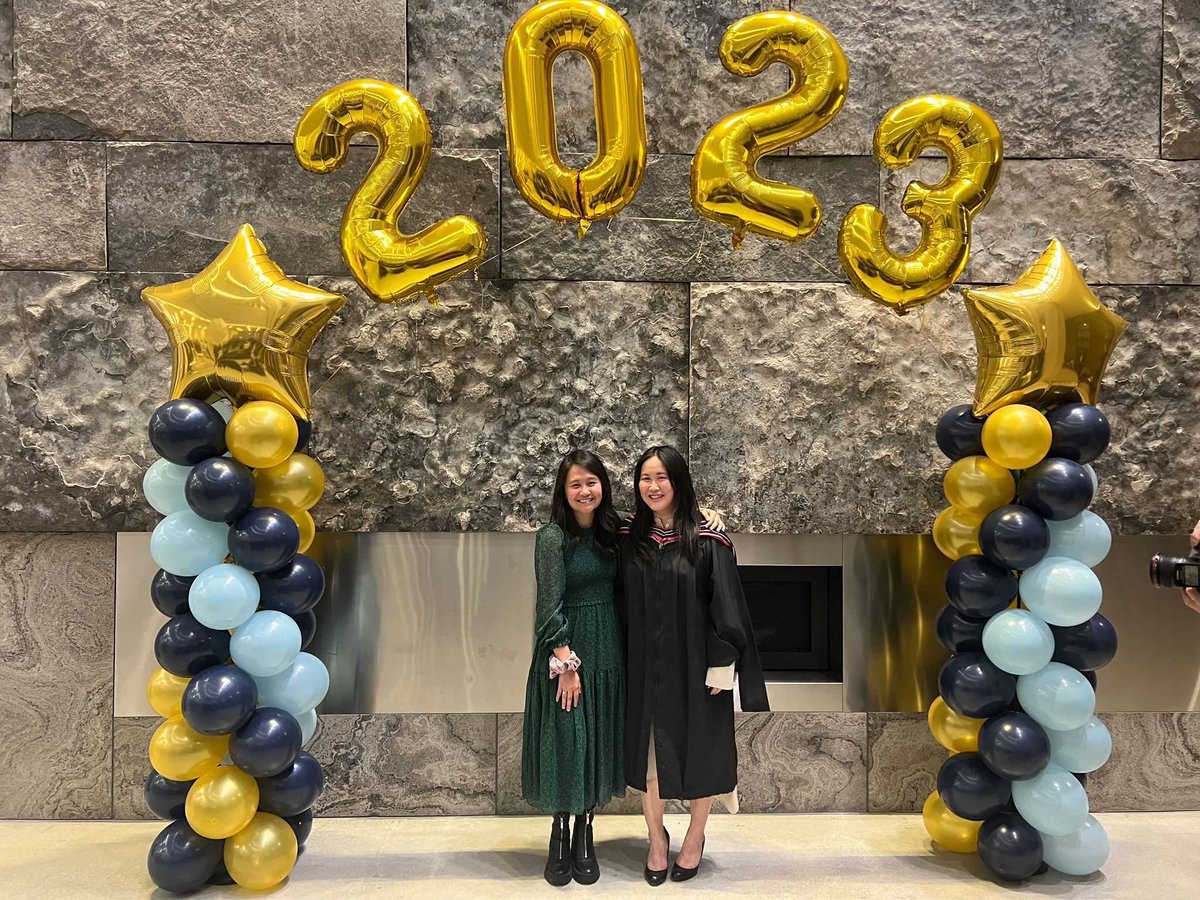 Gracing your Friday feed with my three beautiful academic children at <a href="/ihpmeuoft/">IHPME</a> Karen Young (MSc), Ting Xiong (PhD), and Soyun Oh (MSc) coming together to celebrate Karen's recent convocation - my first to fly the nest! My heart 💕

Congratulations Karen!!! 👩🏻‍🎓