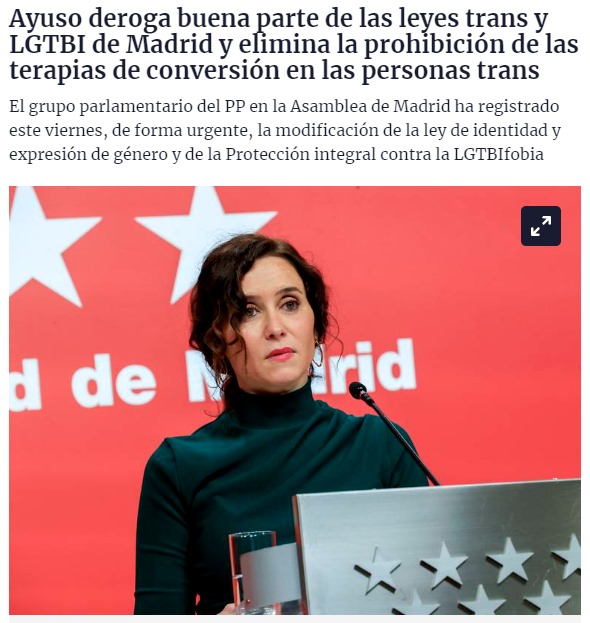 Un fuerte abrazo a todos los LGTBI de Madrid. 
A los LGTBI que votasteis al PP o a VOX, jodeos mucho, pvtisima panda de sunnormales. Libertad y cañitas.