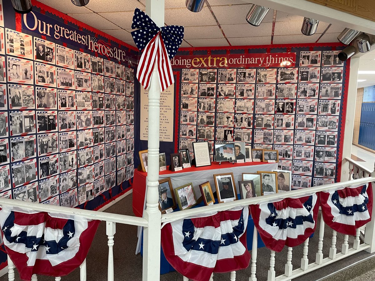 Honoring our Veterans today and every day. Thank you for your service 🇺🇸