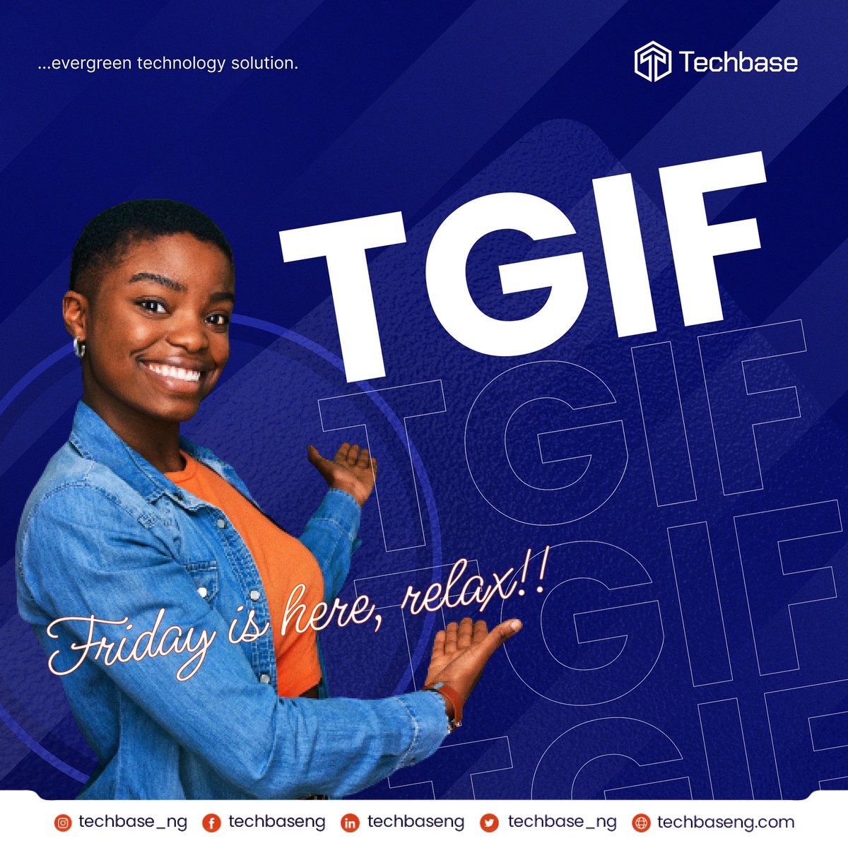 Nombabase112396's tweet image. What are your technology needs this weekend?
Your surest plug to all sockets dey here. 😁🔌
#techbaseng #techbase #weekendzone #tgif #errands #technologyservices