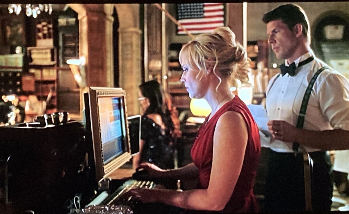 #PostaWordsPics #POstables #RenewSSD 

Computer: Oliver might not want to know how Ms McInerney gets the information they need to help further their lost letter deliveries, but he has certainly come to appreciate her computer skills. 💌