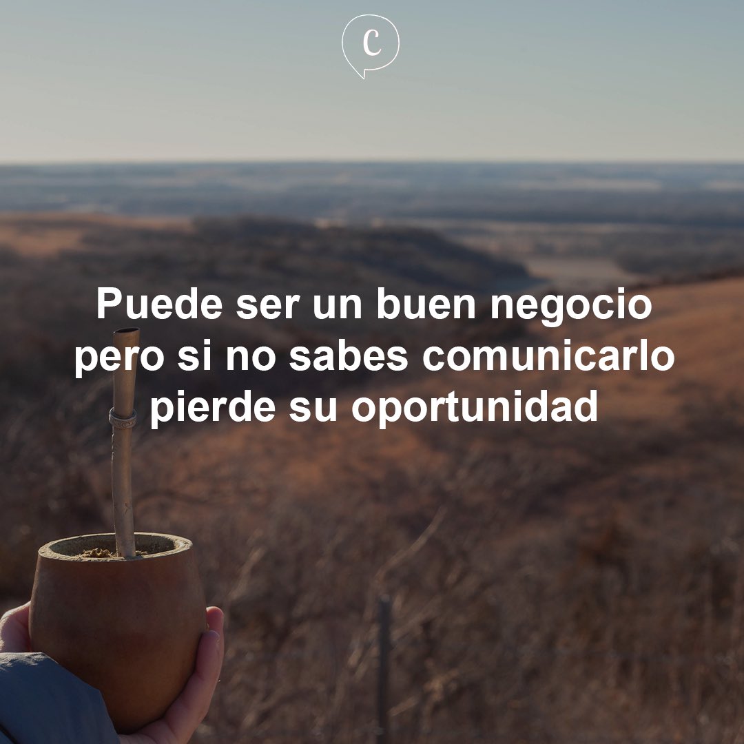 ✨Y si te lo pones a pensar, todo se trata de saber comunicar ✨

#ComunicandoElAgro #ConiMack
____
#comunicación #marketingdecontenidos #marketingdigital #storytelling #agro #campo #agronomia #agronomía #agricultura #comunicaciónagro #estrategiademarketing #estrategiadecontenido