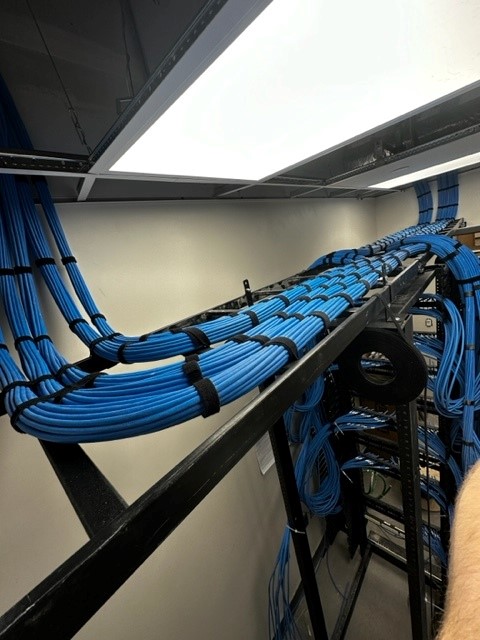 horizonpgh's tweet photo. From time to time we like to show off our work here at Horizon. Here's some cabling that our technicians, Corey Mellinger &amp; Justin Crilley, are working on in Bethel Park, PA. Good job guys! Keep pulling that cable! https://t.co/kd8WFEDZgP