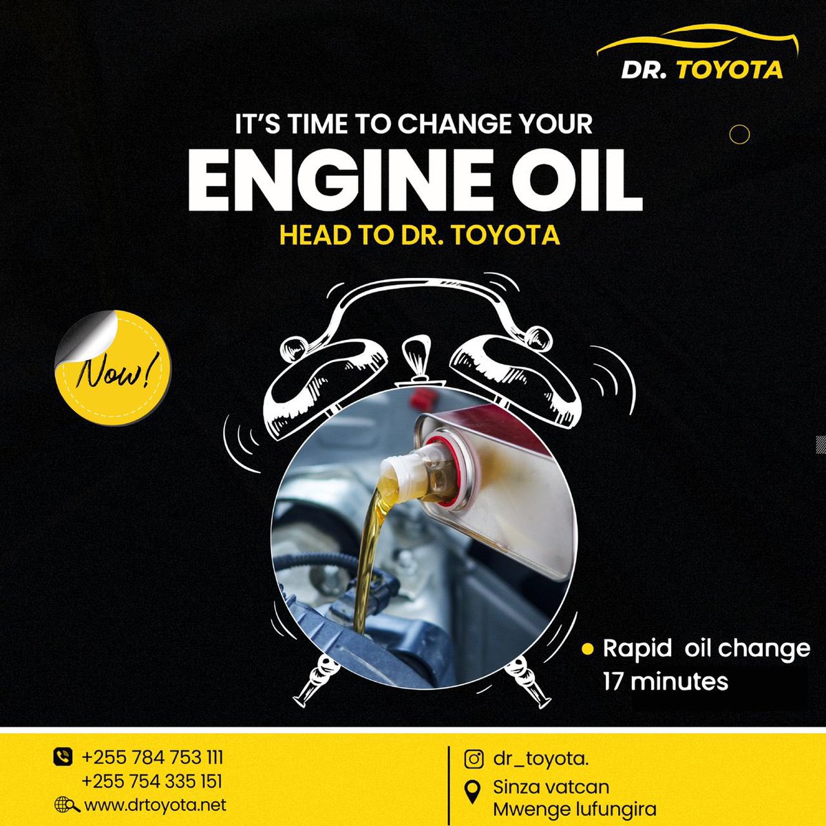 DrToyota's tweet photo. RAPID OIL CHANGE , 
☎️/whatsApp 0784753111 https://t.co/Yck5kcCqqP