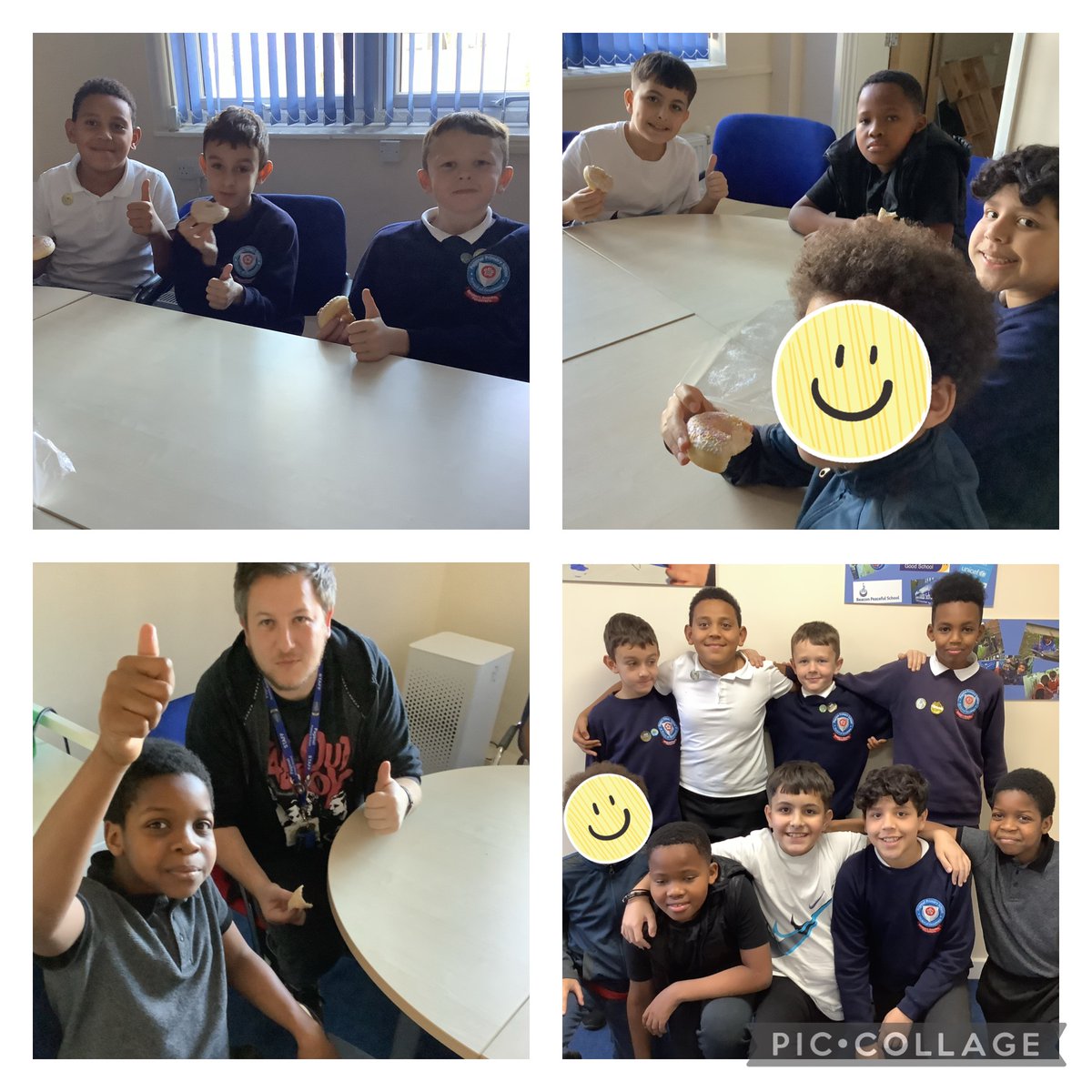 A sweet treat this afternoon for our amazing, resilient football team after a great effort but tough result in their match last night. We are all very proud of you👍<a href="/MrD_Jones7/">Mr Jones</a> <a href="/paganelschool/">Paganel Primary</a>