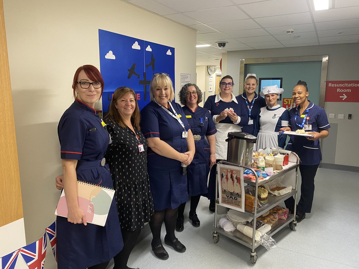 Amazing efforts from our clinical teams @RotherhamNHS_FT on our tea-party for remembrance @NHSVeteranAware and #nutrition #hydration