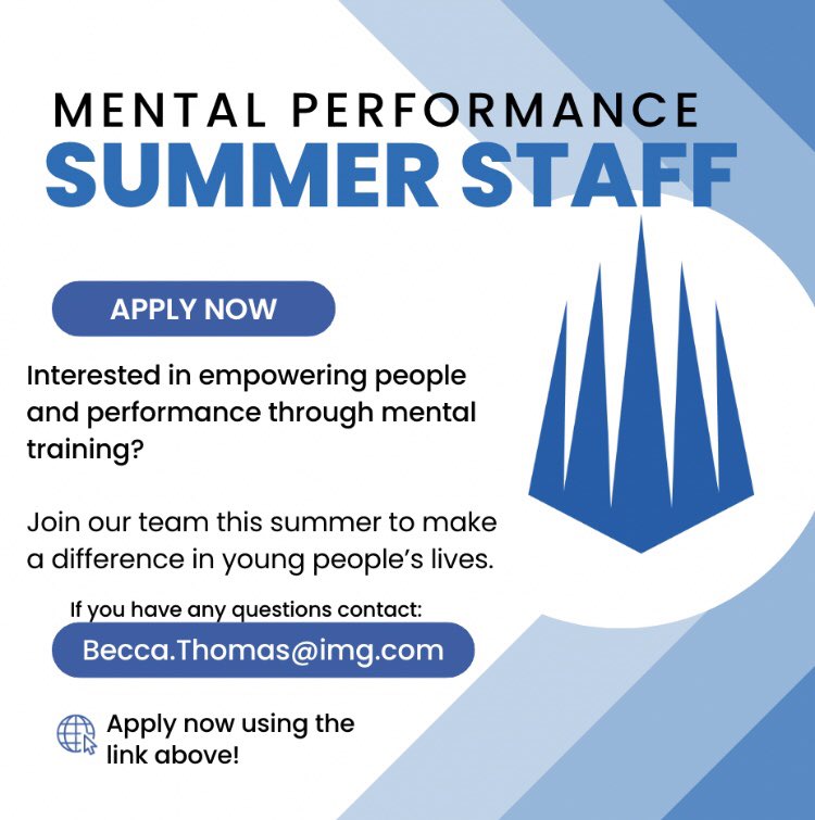 Apply here: wmeimg.wd1.myworkdayjobs.com/en-US/IMGACADE… <a href="/IMGAcademy/">IMG Academy</a> <a href="/IMGAPerformance/">IMGA Performance</a>