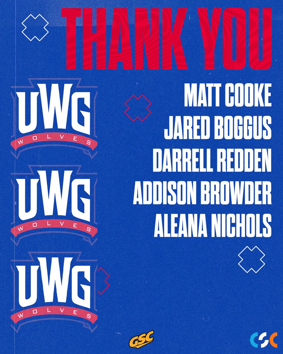 GulfSouth's tweet image. To start the third day of #CelebrateCSC we would like to highlight the team at @UWGAthletics! #WeRunTogether #ThankYourSID