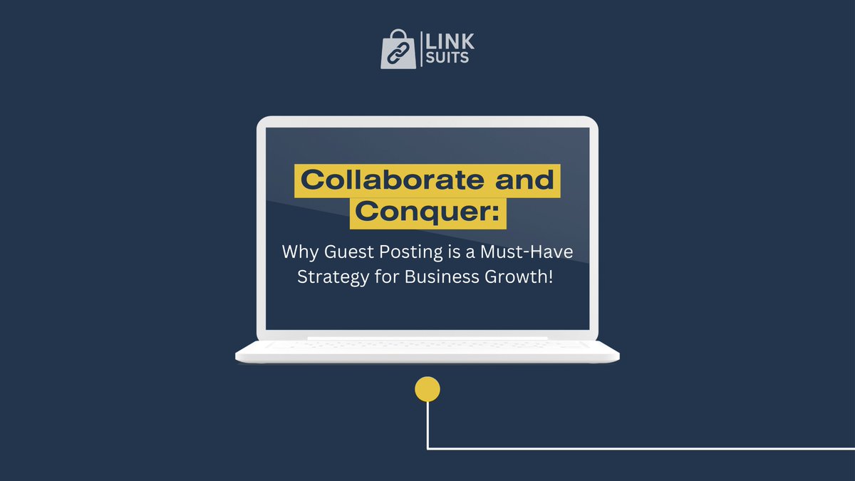 LinkSuits's tweet image. Guest posting can help you grow your business!  Collaborate with industry leaders to broaden your reach and improve your SEO. Establish your brand as an authority, demonstrate expertise, and dominate the digital world!  #CollaborateAndConquer #GuestPostSuccess
