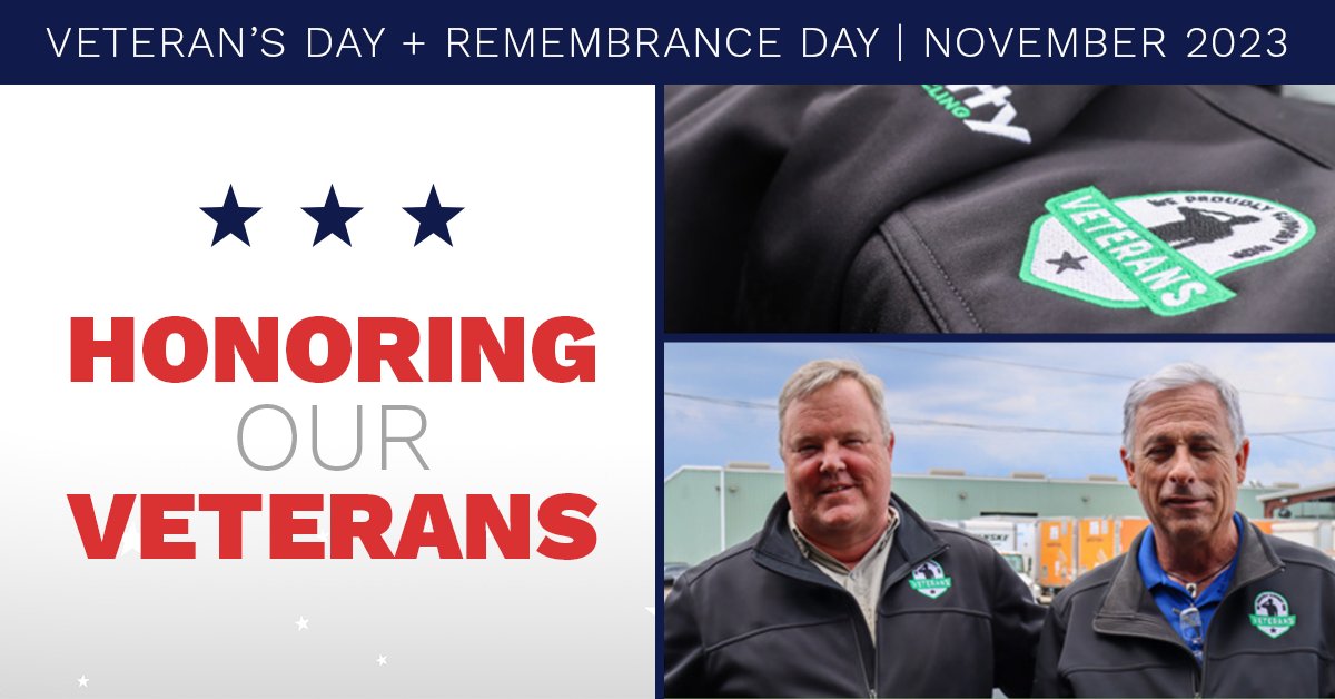 This weekend, we observe Veteran’s Day in the U.S. and Remembrance Day in Canada. While we support our veterans all year, today we extend special gratitude to all who have served in the U.S. and Canadian Armed Forces. Thank you for your sacrifice.