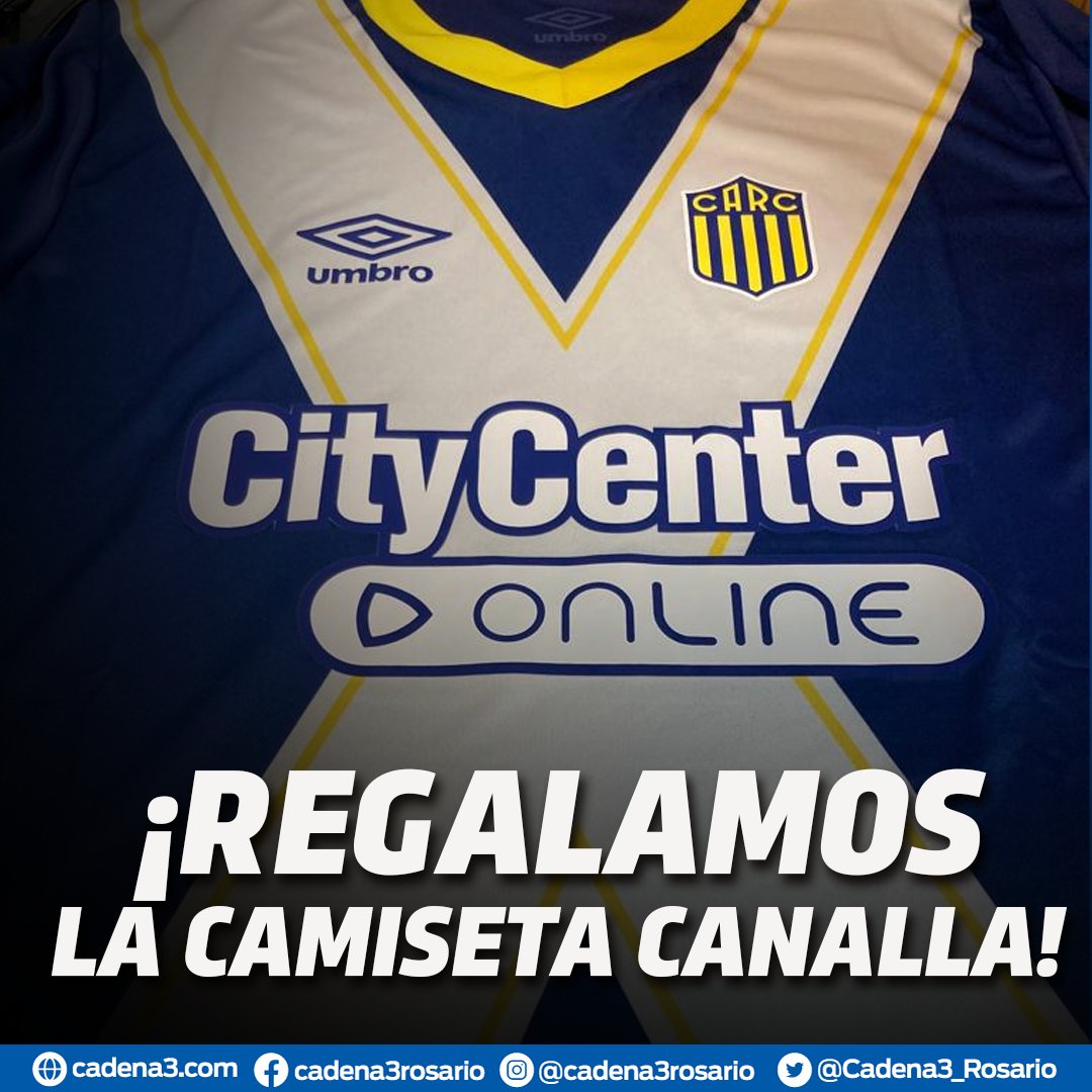 Cadena3_Rosario's tweet photo. ¡REGALAMOS LA CAMISETA CANALLA! ⚽  

Con @estadio_3 sorteamos la nueva camiseta de Rosario Central! Gentileza de @RCentralTienda 

¡ES FÁCIL! 
- Seguinos  
- Dale RT! 
- Menciona a un amigo y que nos siga 
¡Listo!  

SE VA HOY 10/11 AL FINAL DE ESTADIO https://t.co/EKQfkCjeHe
