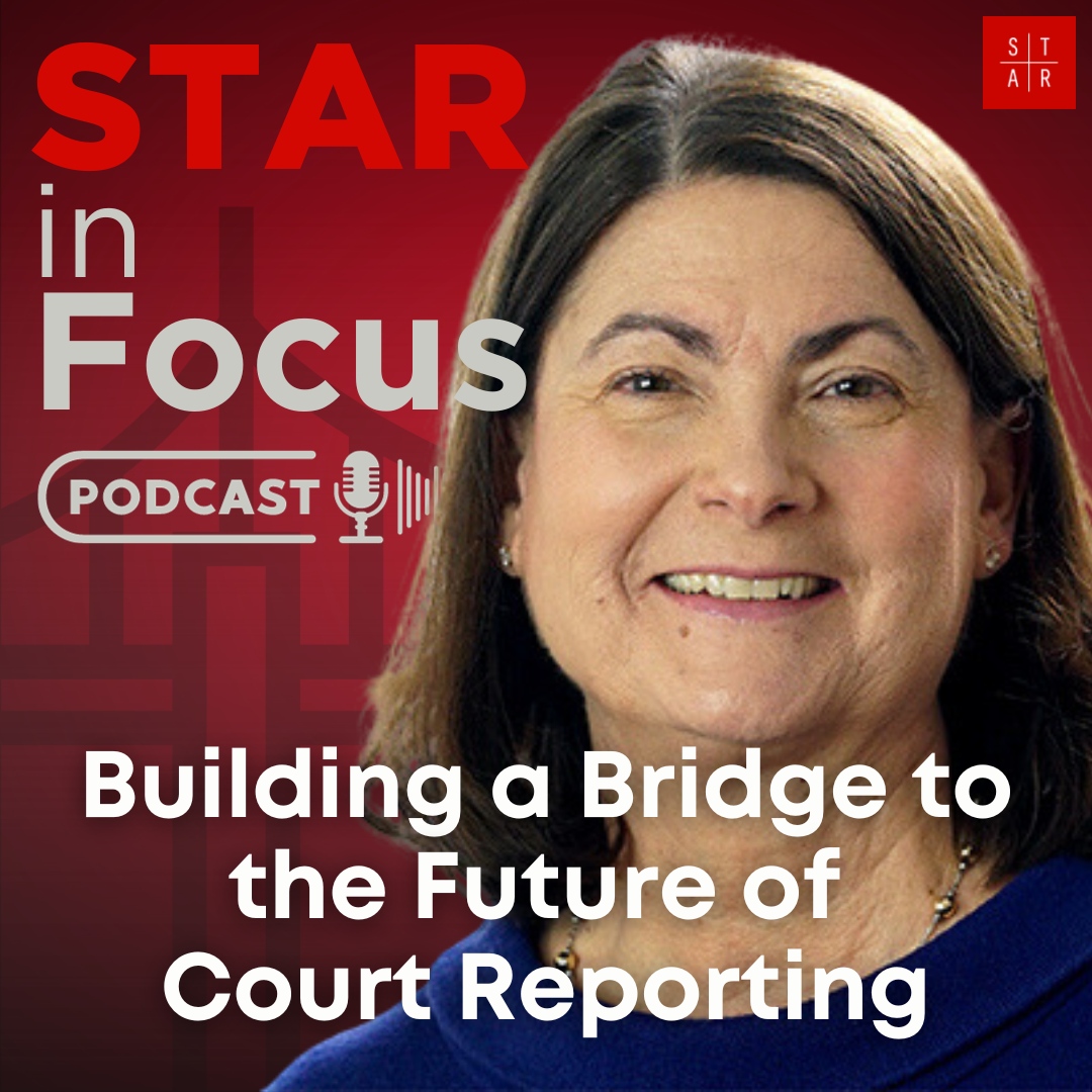 Podcast episode 13- Deanna speaks with Debbie Walters, Chief Executive Officer of PohlmanUSA Court Reporting.

Watch Now! staronline.org/resources-vide…⁠⁠

#starinfocus #futureofcourtreporting #courtreporting #stenography #courtreportersunite #legaltech #courtroomsolutions