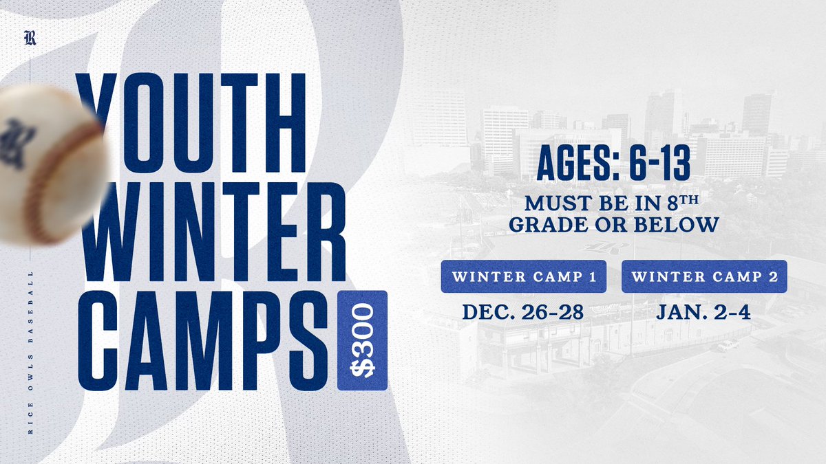 Winter Camp days are set. I hope to see you here.