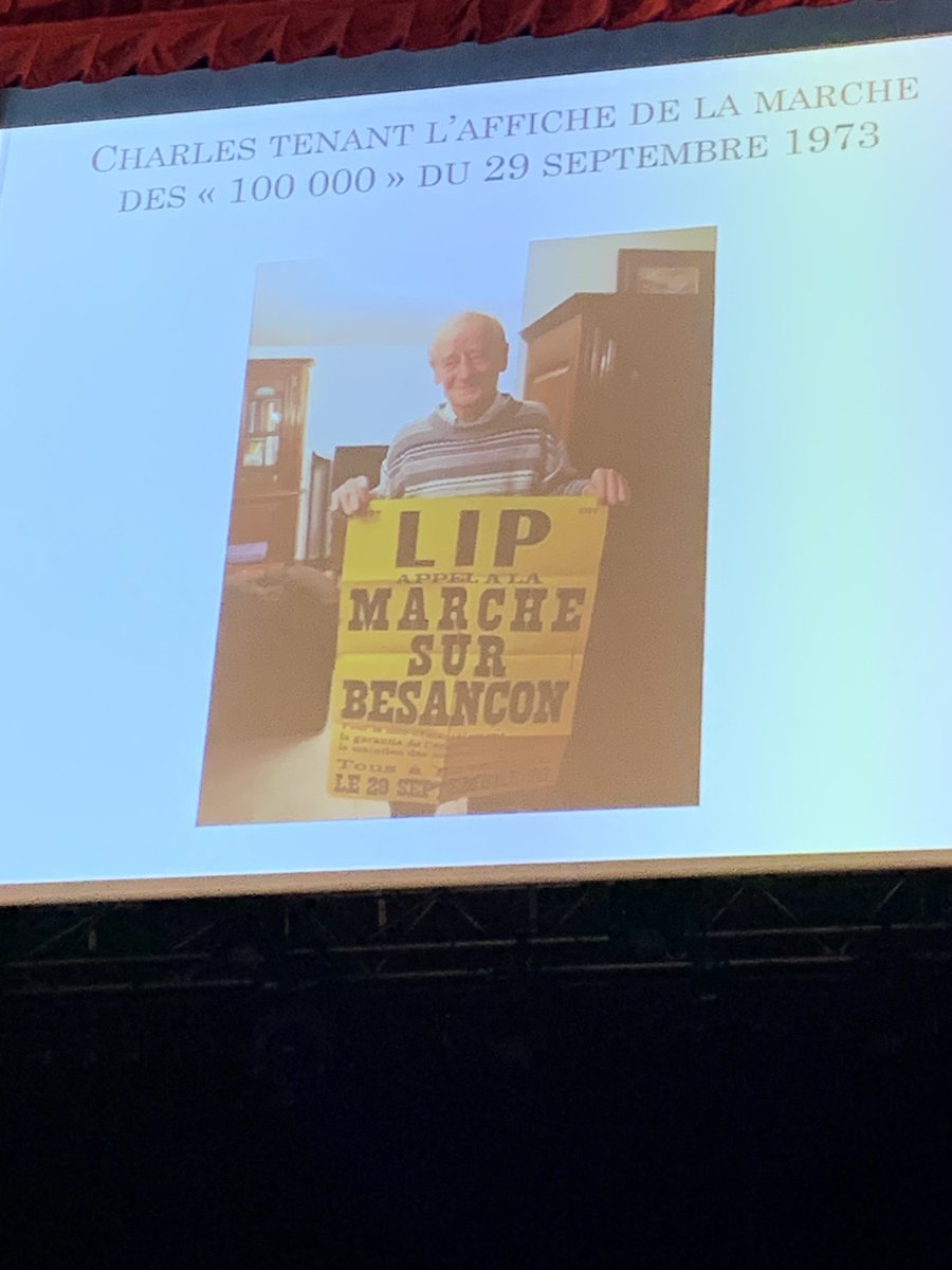 edwyplenel's tweet photo. À Besançon, bouleversant hommage et adieu à Charles #Piaget, ce militant ouvrier et ce résistant exemplaire dont la vie nous aide à affronter les ombres qui rôdent et menacent. https://t.co/aPWW6ad3fO