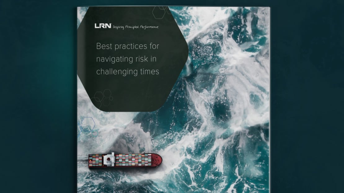 LRN's tweet image. Only 1 more day to be part of LRN’s research for our 2024 Ethics & Compliance Program Effectiveness Report! Your responses to this 10-minute survey will aid #reporting for the #compliance community on best practices in #programeffectiveness. Take it here. bit.ly/3QwBaXV