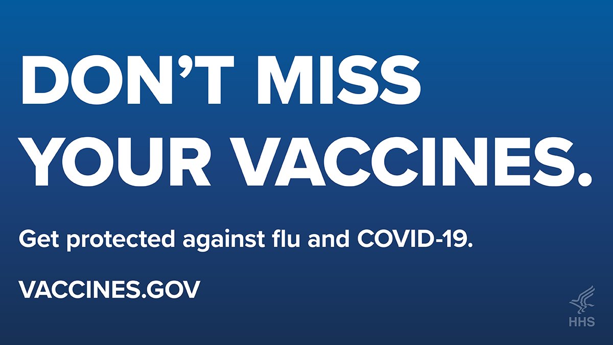 Secretary Xavier Becerra (@secbecerra) on Twitter photo This World Immunization Day, make sure you and your loved ones are ready for the holiday season with an updated COVID-19 vaccine and a flu shot!
Find vaccines near you at Vaccines.gov. This World Immunization Day, make sure you and your loved ones are ready for the holiday season with an updated COVID-19 vaccine and a flu shot!
Find vaccines near you at Vaccines.gov.