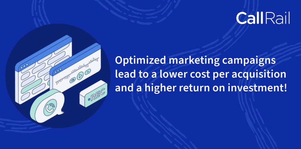 CallRail's tweet image. Did you know that #AI is a game-changer for #CampaignOptimization?
Optimized marketing campaigns can significantly reduce your cost per acquisition while boosting your return on investment (ROI).
AI can swiftly analyze data, identifying what's effective and what's not.