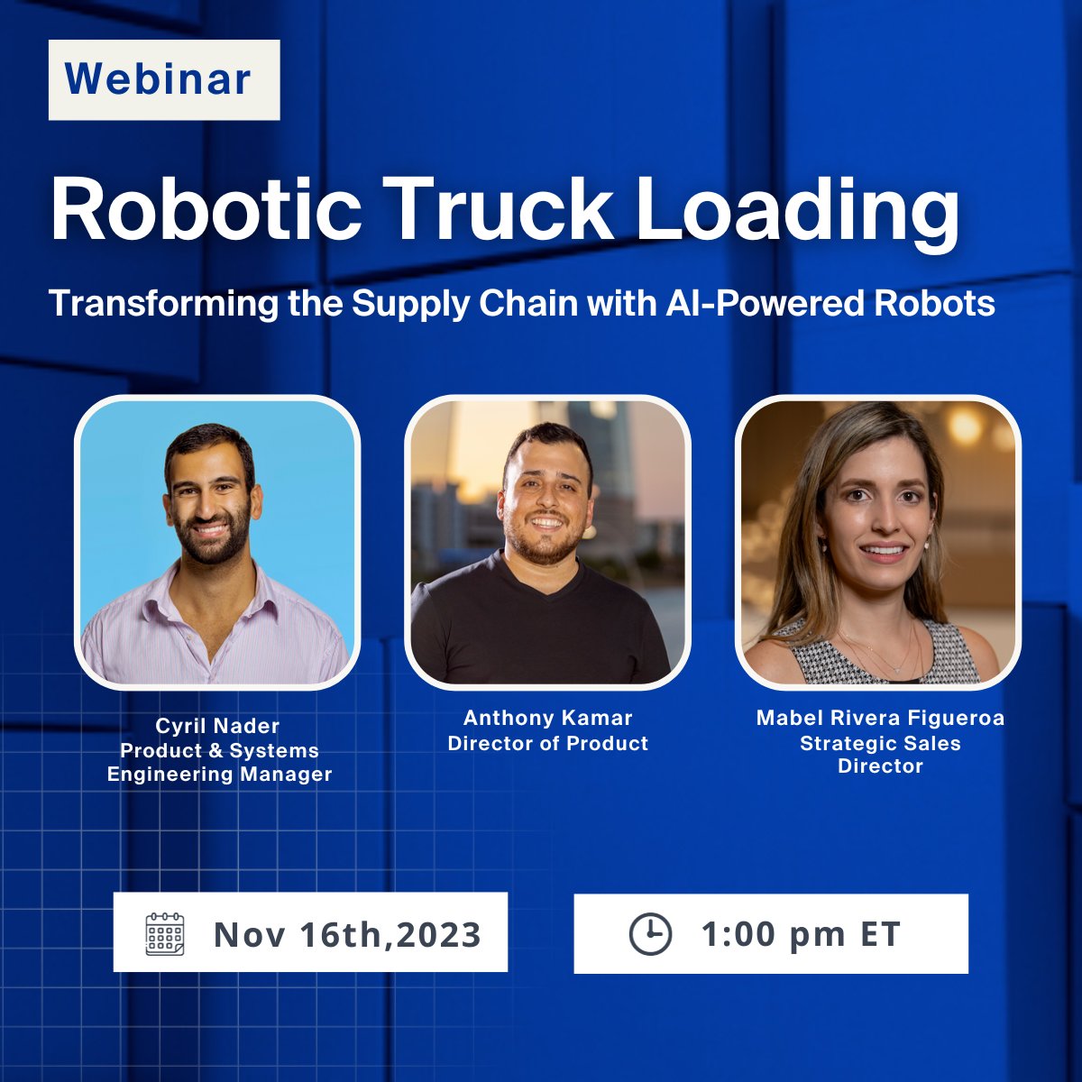 #SaveTheDate: Join @DexterityRobots next week for a #Webinar answering all the burning questions on #DexR – the #AI-powered software @FedEx trusted to tackle one of the most difficult supply chain management tasks 📦 👉 Register 𝐇𝐄𝐑𝐄: okt.to/C8nc9O