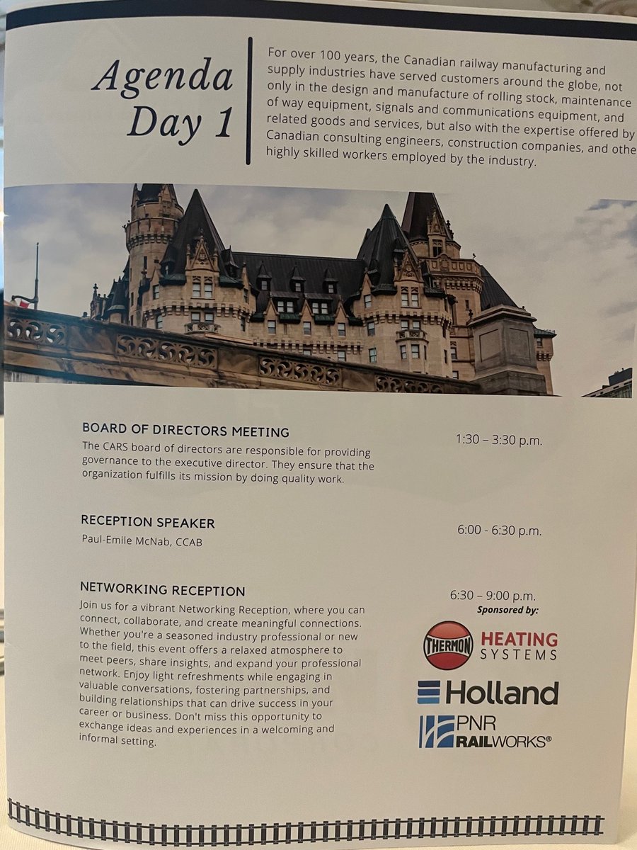 Thank you to <a href="/CArailsuppliers/">CARS</a> for a great #NationalRailwayDay 2023! It was wonderful hearing from so many great speakers and we are honored to have been awarded the 2023 Innovation Award for our Holland Automated Manganese Refurbishment.