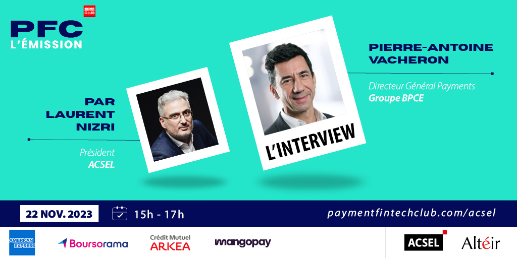 📆 Rdv avec le #PFC l'Emission épisode 8 le 22 novembre ! Au programme, @Lnizri recevra Pierre-Antoine Vacheron <a href="/GroupeBPCE/">Groupe BPCE</a> pour répondre en live à ses questions durant la séquence 'L'interview'

🔥22/11/2023 dès 15h00
Inscriptions ➡️ acsel.eu/event/pfc-emis…