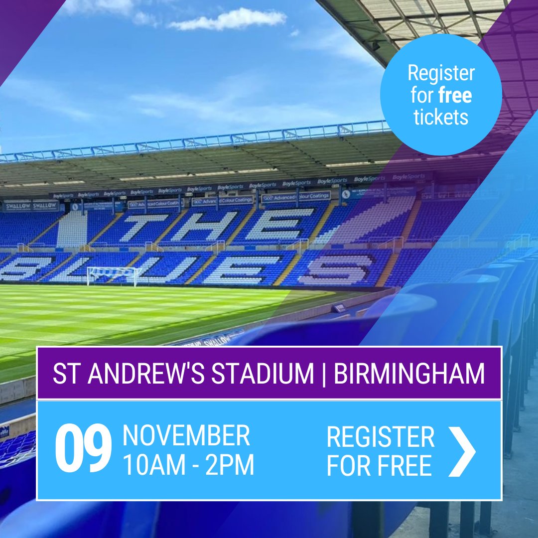 Birmingham Business Expo is the region's BIGGEST and FREE business event on 9th November, b2bexpos.co.uk/event/birmingh… 🎫 Get your FREE tickets today! 🆓📣