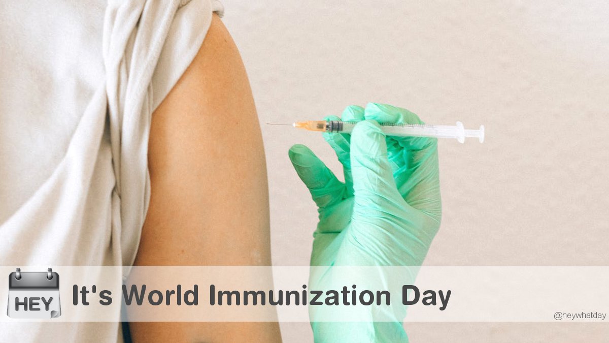 It's World Immunization Day! 
#WorldImmunizationDay #ImmunizationDay #Jab