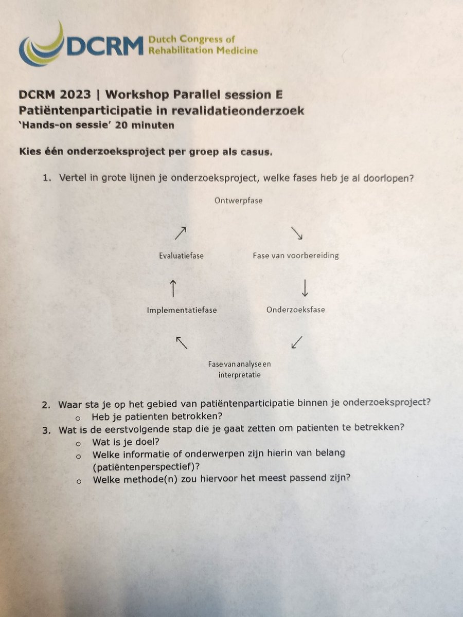 DrJohanLim's tweet image. Patiëntenparticipatie in revalidatieonderzoek: hoe?

Hierbij een handige stappenplan om zelf mee aan de slag te gaan!