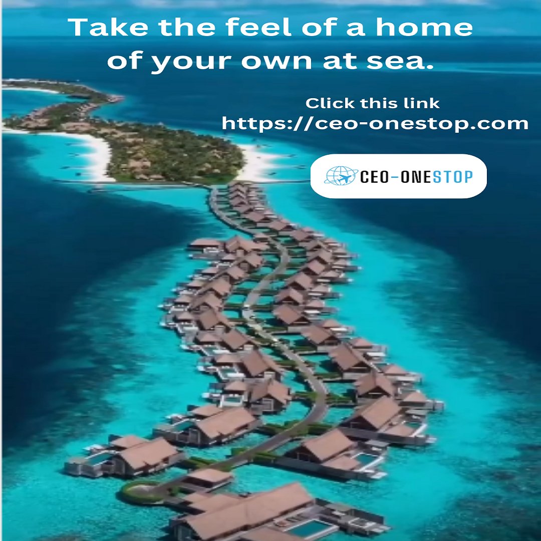 CEOonestop's tweet photo. 🏡 Take the feel of a home of your own at sea 🏡

🔗 Click here : https://t.co/BLgQUC9zZ5

#travel #Travelgram #traveling #Travelphotography #tourism #tourist #tour #tourists #hotel #hotels #hotellife  #hoteldesign #hotelsandresorts  #watervilla #premiumhotels #Maldives #sea https://t.co/b5ULsagkZL