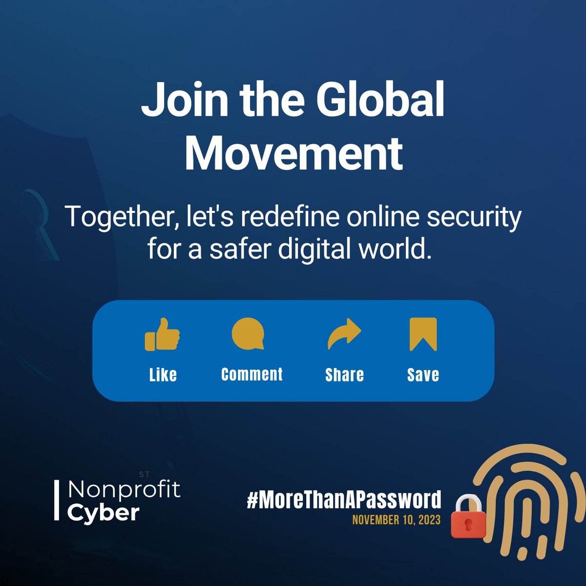 We're proud to support #MoreThanAPasswordDay, along with <a href="/NonprofitCyber/">Nonprofit Cyber</a>, and the release of the Common Guidance on Passwords. Let's make the internet a safer place for all.
hubs.la/Q028qKyG0