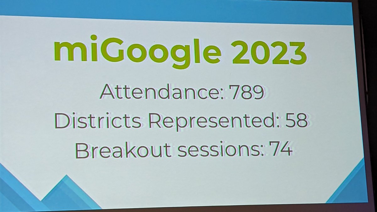 Jeremy Badiner (@mrbadiner) on Twitter photo Once again, <a href="/jrsowash/">John R. Sowash</a> has created an AWESOME learning event with this year's #miGoogle!
Check out my 3 sessions today! Once again, <a href="/jrsowash/">John R. Sowash</a> has created an AWESOME learning event with this year's #miGoogle!
Check out my 3 sessions today!
