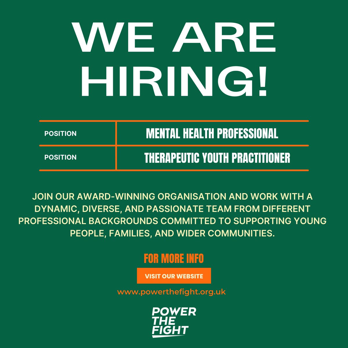 🌍 Join Our Mission Against Violence Affecting Young People! 🤝⁠
⁠
If you have a strong desire to positively impact the lives of young people and working towards creating safer communities, we have exciting news to share. Our team is expanding, and we are actively recruiting