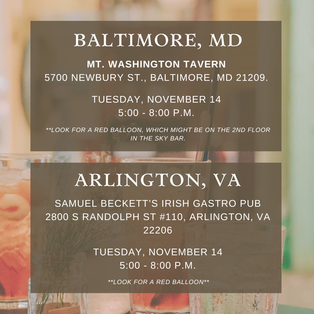 Join your fellow interior design enthusiasts for a 5-8 PM happy hour on Tuesday, Nov. 14, at <a href="/MtWashingtonTav/">Mt Washington Tavern</a> &amp; <a href="/SamuelBecketts/">Samuel Beckett's Irish Pub</a>. Catch up with old friends and make new ones while you relax with food and drinks of your choosing. 

Register TODAY! ow.ly/B3H650Q62wE