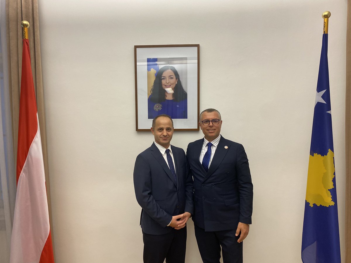 GunterFehlinger's tweet photo. I am honored to participate in #SMKA delegation to Kosovo 🇽🇰 Embassy in Vienna https://t.co/ESsUkmqGYg