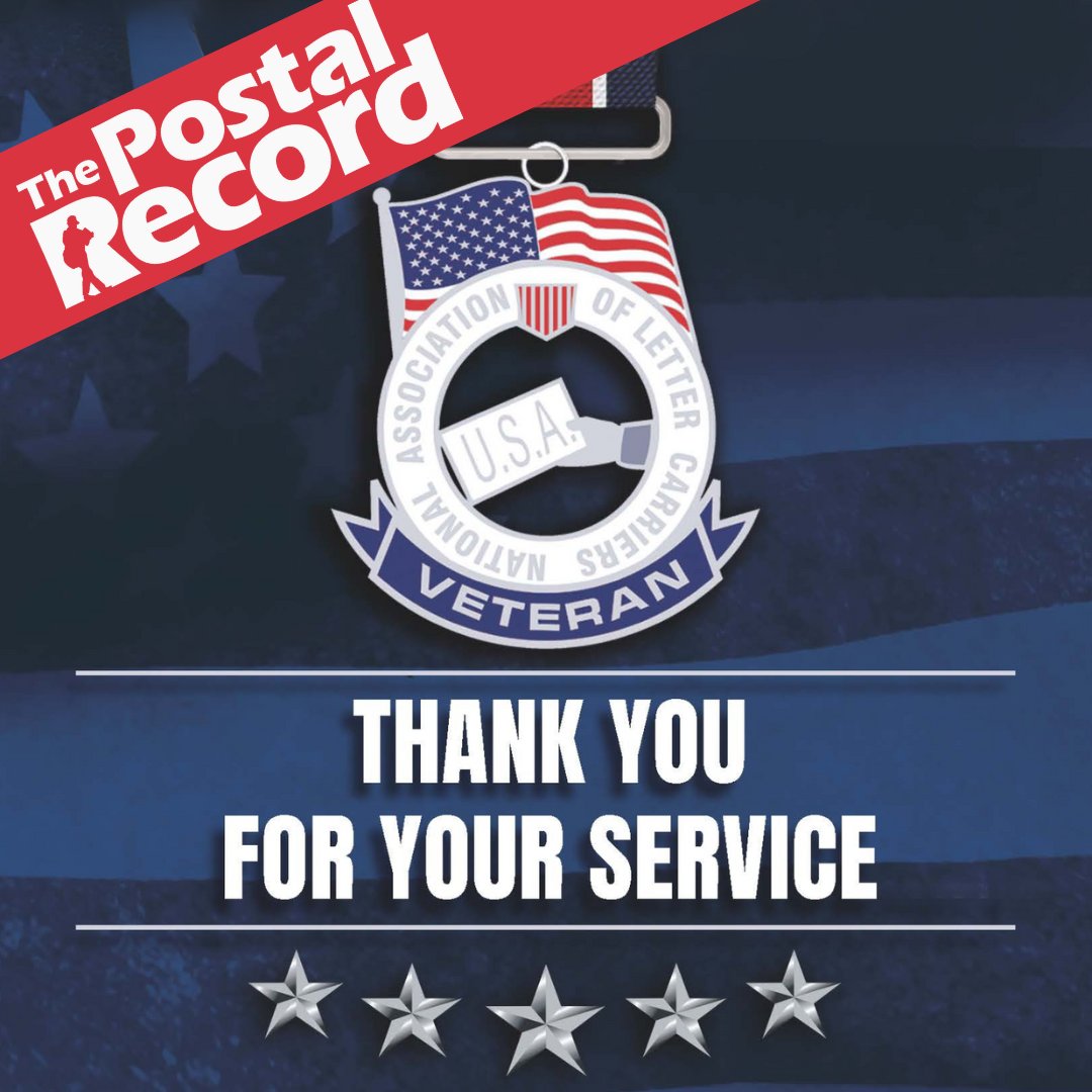 #Veterans make up about 20% of NALC members. These carriers traded their military uniforms for postal ones, and we are grateful for their service. This month's Postal Record honors the veterans in our ranks and lists the members of the NALC Veterans Group: nalc-info.org/3MDKLeq